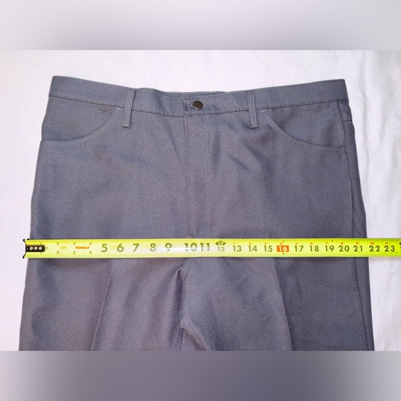 Wrangler NWT Men’s Size 40W 30L Grey Polyester Business Casual Dress Jeans - Picture 4 of 10